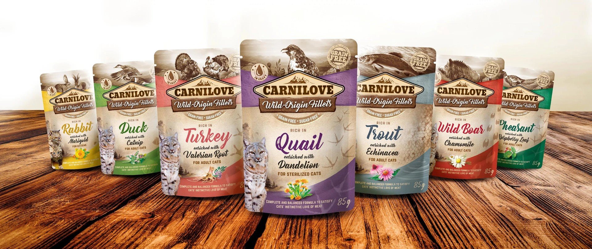 Carnilove Cat Pouch Rich in Turkey Enriched with Valerian 85g kapsičky pro kočky