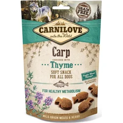 Carnilove Dog Semi Moist Snack Carp enriched with Thyme 200g pamlsky pro psy