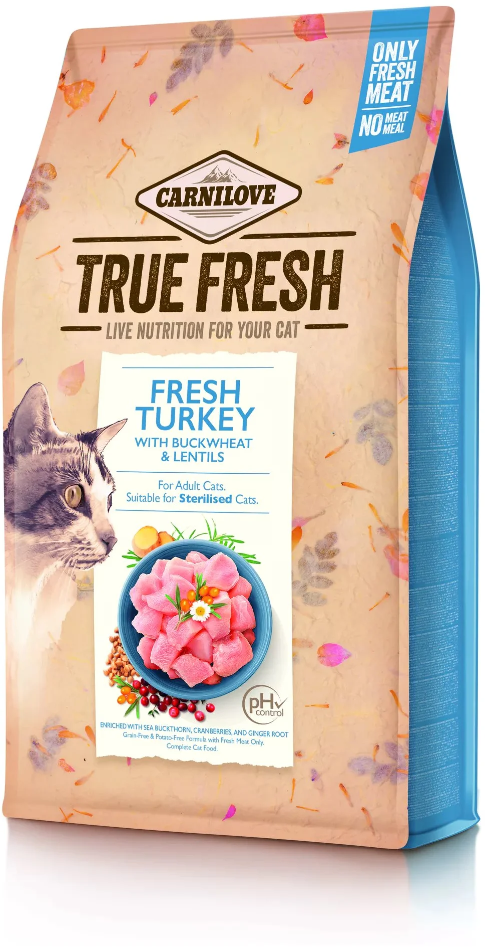 Carnilove True Fresh Cat Turkey, 340g granule pre mačky