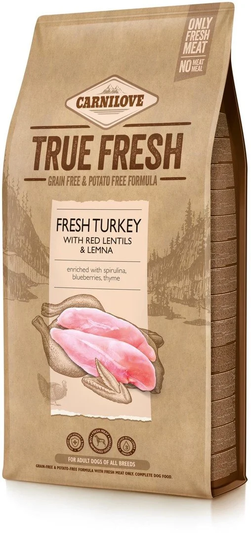 Carnilove True Fresh Turkey pre dospelých psov 11,4kg granule pre psov