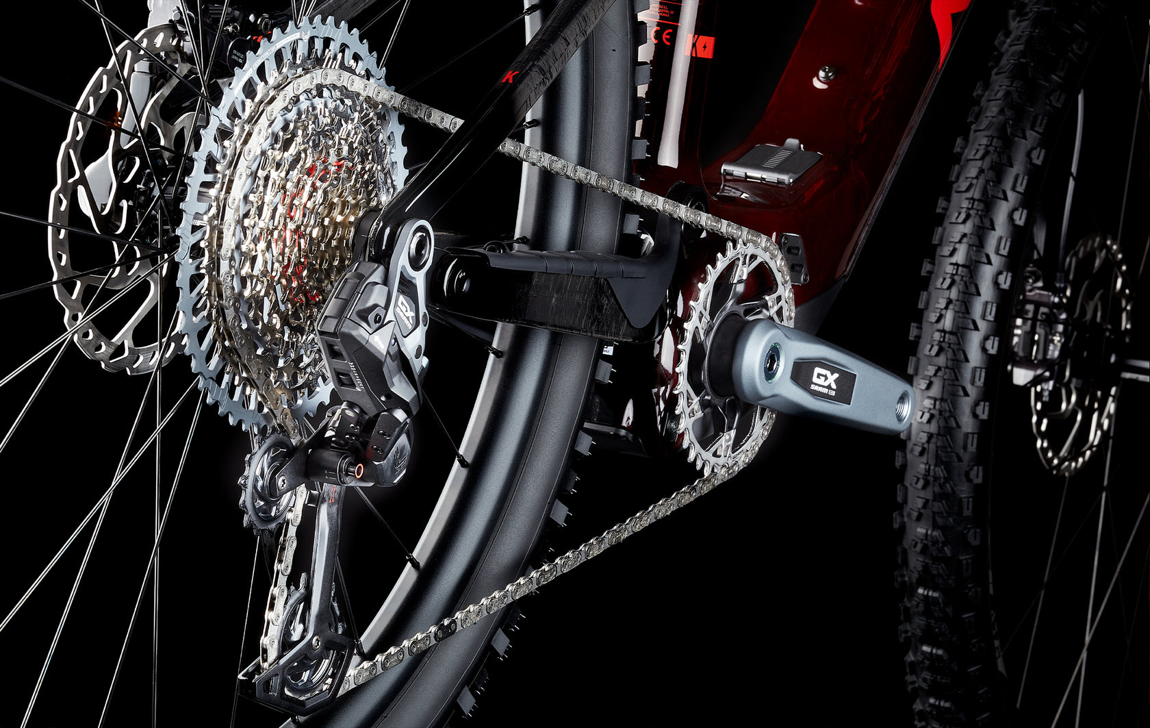 Celoodpružené elektrobicykel MMR KAIZEN LT 150 10 – Liquid Red N Black – veľkosť M / 25/2026