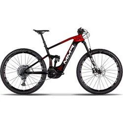 Celoodpružené elektrokolo MMR X-BOLT 140 10 - Black N Chrome Red - vel.S / 23/2024