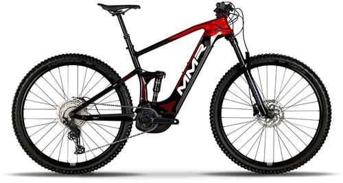 Celoodpružené elektrokolo MMR X-BOLT 140 90 - Black N Red - vel.S / 23/2024