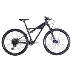 Celoodpružené kolo SILVERBACK CF - SRAM NX 12s, vel.L, Matt Black / Silver