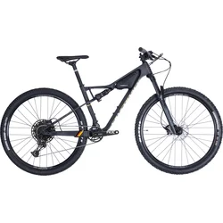 Celoodpružený bicykel SILVERBACK CF - SRAM NX 12s, veľkosť L, Matt Black / Silver