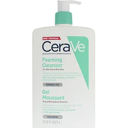 CeraVe Foaming Cleanser čisticí pěnící gel pro normální až mastnou pokožku 1000 ml