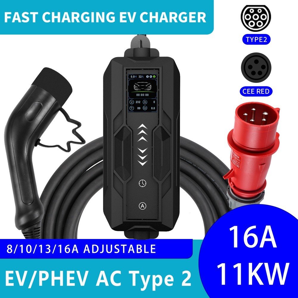 Cestovná nabíjacia stanica IMMAX pre EV/PHEV AC typ 2, 11 kW