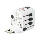 Cestovný adaptér SKROSS PRO+ USB AC30PD, univerzálny, uzemnený, USB A+C 30W PD
