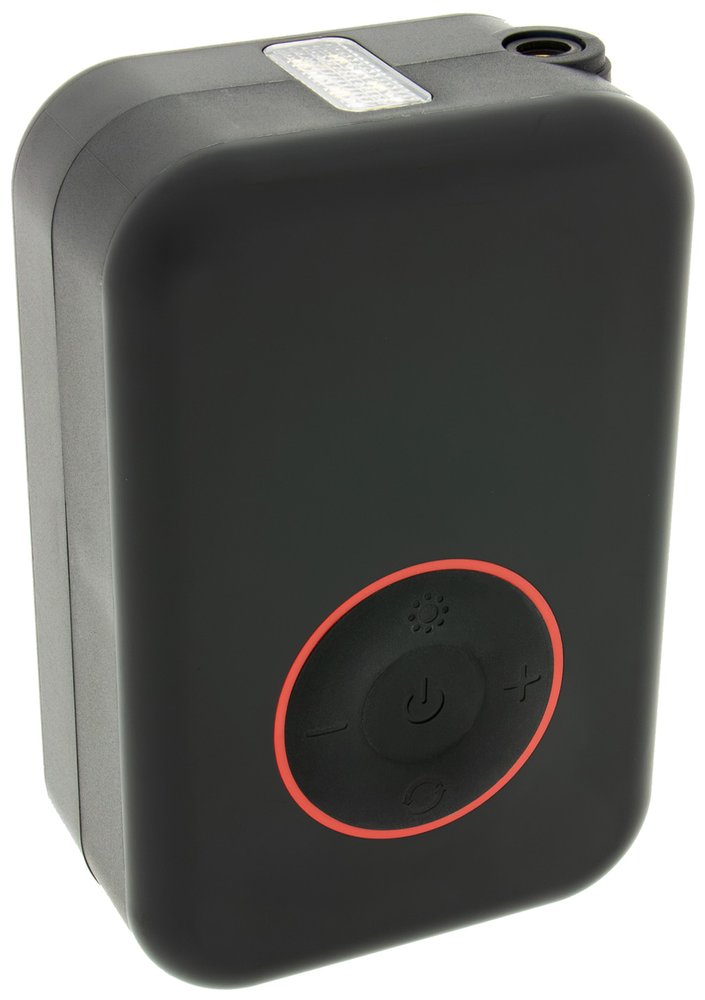 Cestovný mini kompresor a powerbanka PATONA s kapacitou 4000 mAh