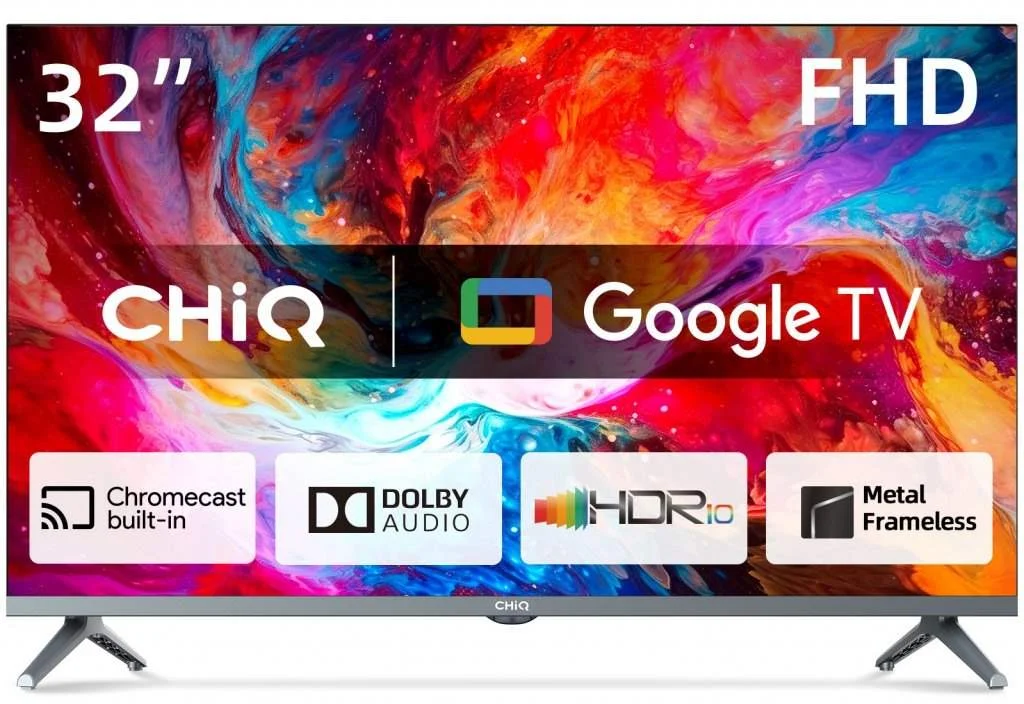 CHiQ L32M8TG TV 32" + 2 roky prodloužená záruka