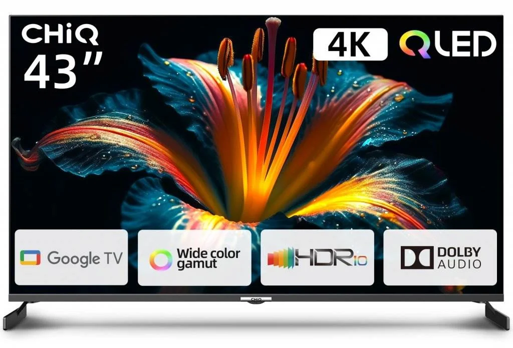 CHiQ U43QM8E TV 43" + 2 roky prodloužená záruka