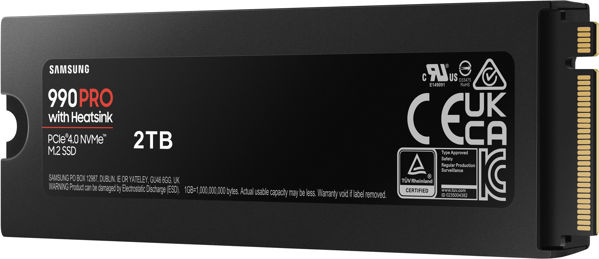 Chladič Samsung 990 PRO 2TB NVMe