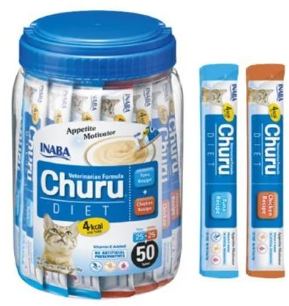 Churu Cat Vet Diet Purée Tuna&Chicken Varieties 50x14g