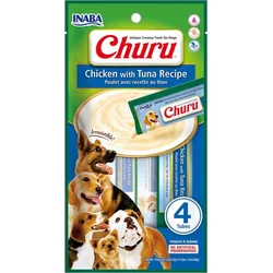 Churu Dog Kuracie mäso s tuniakom 4x14g
