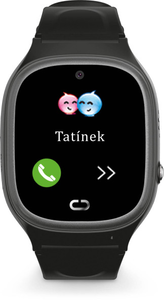 Chytré hodinky Aligator Watch Junior 2, černé