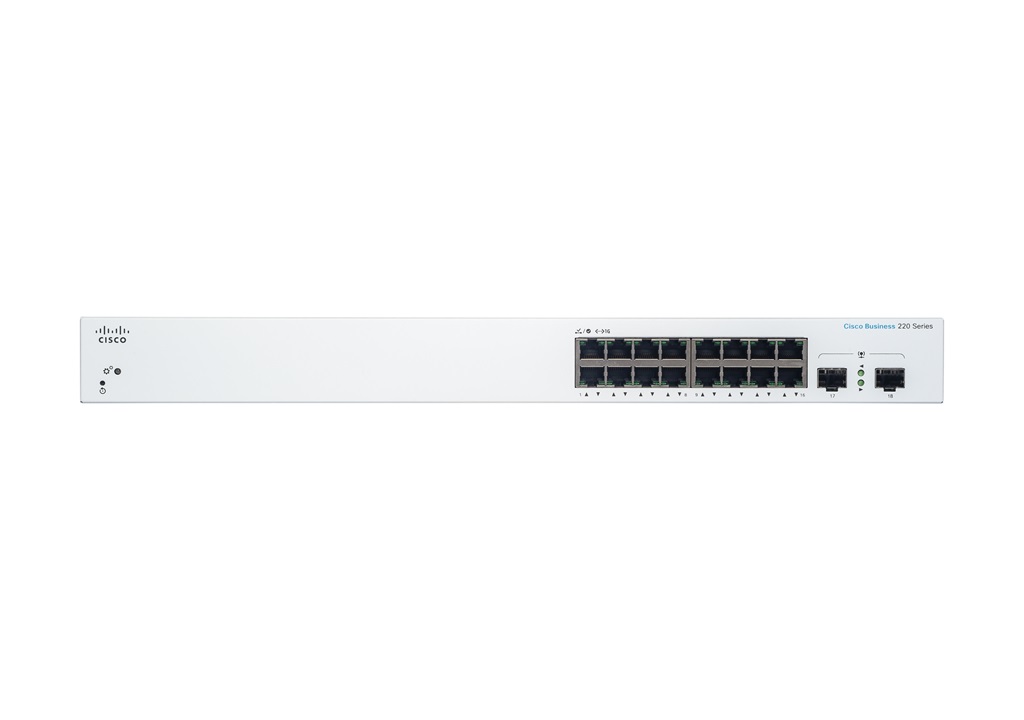 Cisco CBS220-16T-2G-EU, prepínač