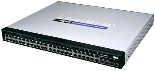 Cisco SRW2048, Gigabit Switch s View, 48xGLAN 10/100/1000, 4xSFP