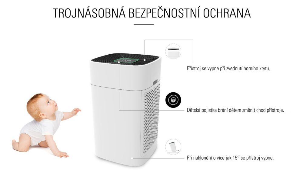 Čistička vzduchu Airbi SPACE WiFi - BI3130W