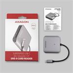 Čítačka AXAGON CRE-S3C SuperSpeed USB-C UHS-II