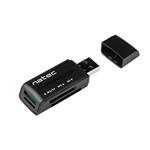 Čítačka kariet Natec MINI ANT USB 2.0, M2/microSD/MMC/Ms/RS-MMC/SD/T-Flash
