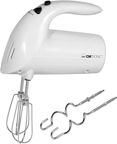 CLATRONIC HM 3014, Ručná mixer, 250 W, 5 rýchlosťou, pochrómované šľahacia a hnetacie metličky