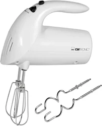 CLATRONIC HM 3014, Ruční mixer, 250 W, 5 rychlostí, pochromované šlehací a hnětací metličky