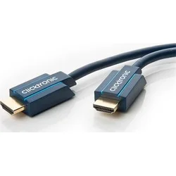 ClickTronic HQ OFC kabel HDMI High Speed s Ethernetem, zlacené, 4K@60Hz, 15m