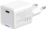 ColorWay 1x USB-C/ sieťová nabíjačka/ GaN/ PD/ PPS/ 30W, biela