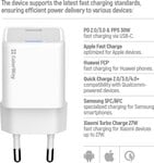 ColorWay 1x USB-C/ sieťová nabíjačka/ GaN/ PD/ PPS/ 30W, biela