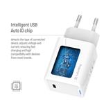 ColorWay 1x USB-C/ sieťová nabíjačka/ GaN/ PD/ PPS/ 45W/ biela