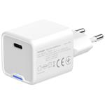 ColorWay 1x USB-C/ síťová nabíječka/ GaN/ PD/ PPS/ 30W, Bílá