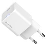 ColorWay 1x USB-C/ síťová nabíječka/ GaN/ PD/ PPS/ 30W/ Bílá
