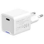 ColorWay 1x USB-C/ síťová nabíječka/ GaN/ PD/ PPS/ 35W, Bílá