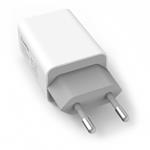 ColorWay 2x USB/ sieťová nabíjačka/ 10W/ 100V-240V/ biela