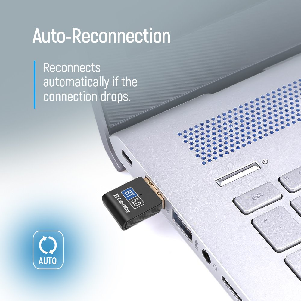 ColorWay Bluetooth BT 5.0 Adaptér/ USB-A