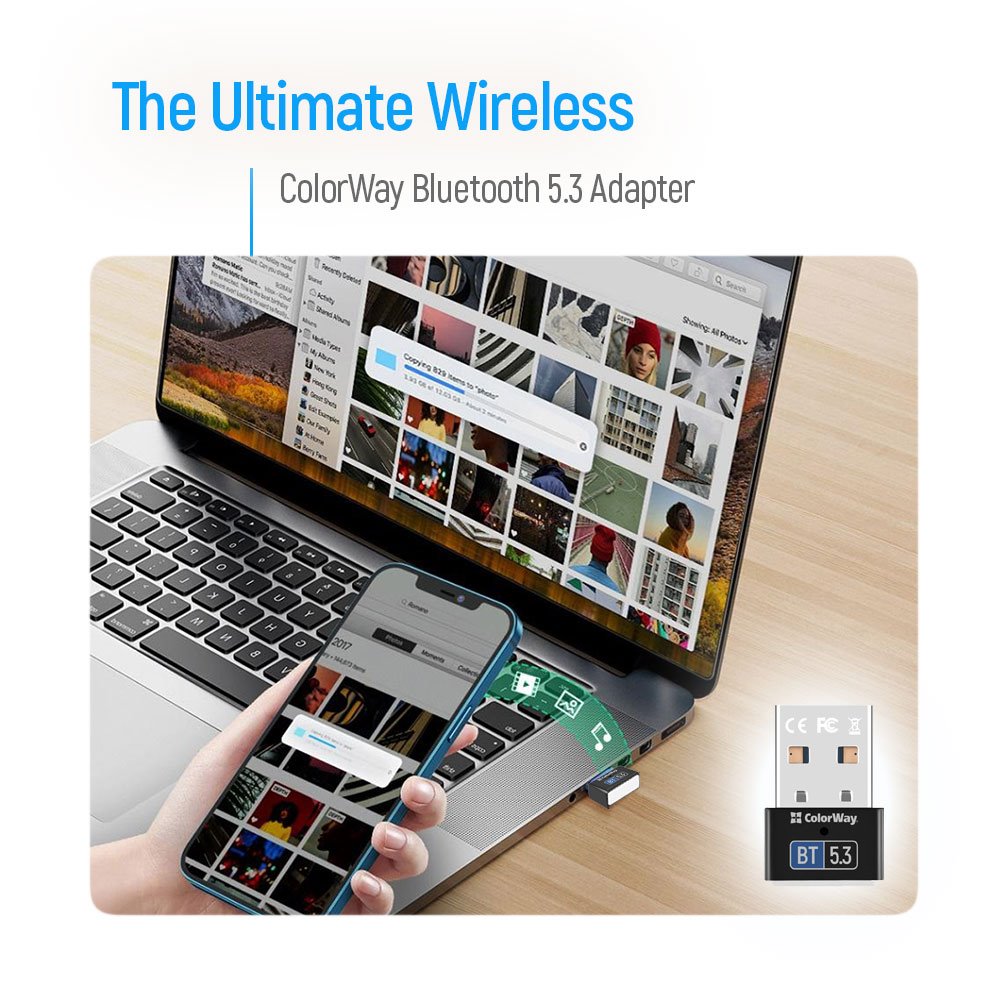 ColorWay Bluetooth BT 5.3 Adaptér/ USB-A