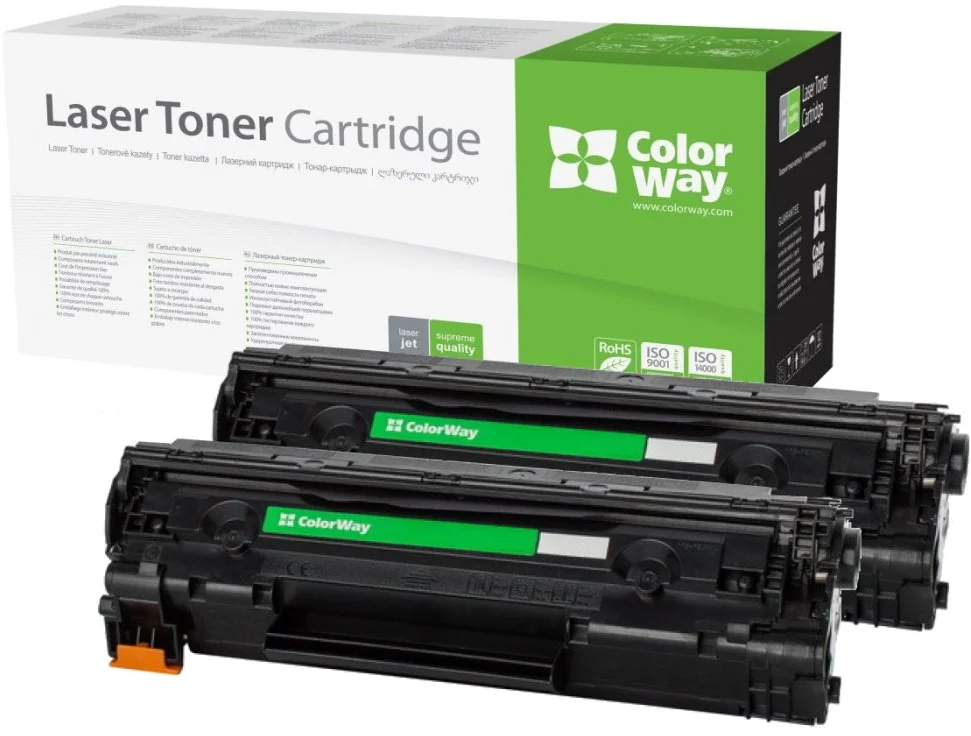 ColorWay kompatibilní toner s HP CE278A/ černý/ 2x 2100 stran/ Dual pack