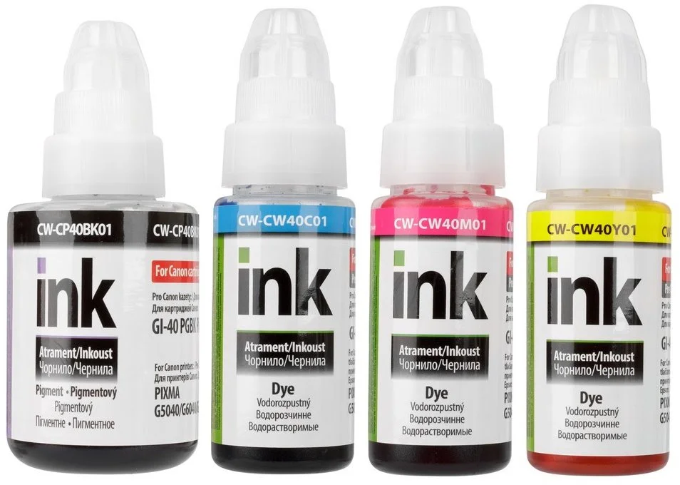 ColorWay náplň pro CANON / GI-40/ GI-46/ 1x135ml 3x70ml Multipack