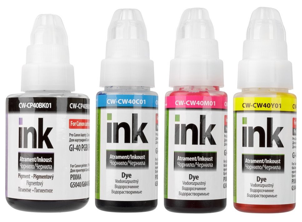 ColorWay náplň pro CANON / GI-40/ GI-46/ 1x135ml 3x70ml Multipack