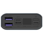 ColorWay powerbank/ 20 000 mAh/ 2x USB QC3.0/ USB-C Power Delivery 20W/ Osvetlenie/ LED/ Micro-USB/ Sivá