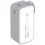 ColorWay powerbanka 50 000mAh, 1x USB QC3.0/ USB-C/ Lightning/ 22,5W/ Bílá