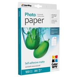 ColorWay samolepiaci matný papier 105 × 74,25 mm, 100 ks
