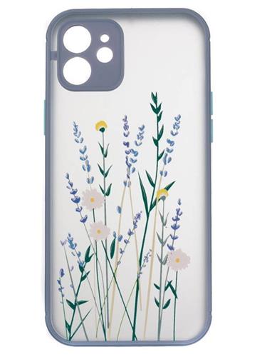ColorWay Smart Matte Case pre iPhone 12, Flowers purple CW-CSM3PAI12-VTF