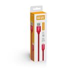 ColorWay USB 2.0 - Lightning kábel 1 m 2,1 A, červený