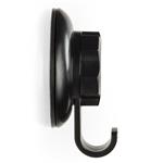 Compactor Háček do koupelny Bestlock Black s přísavkami -bez vrtání, nosnost až 6 kg