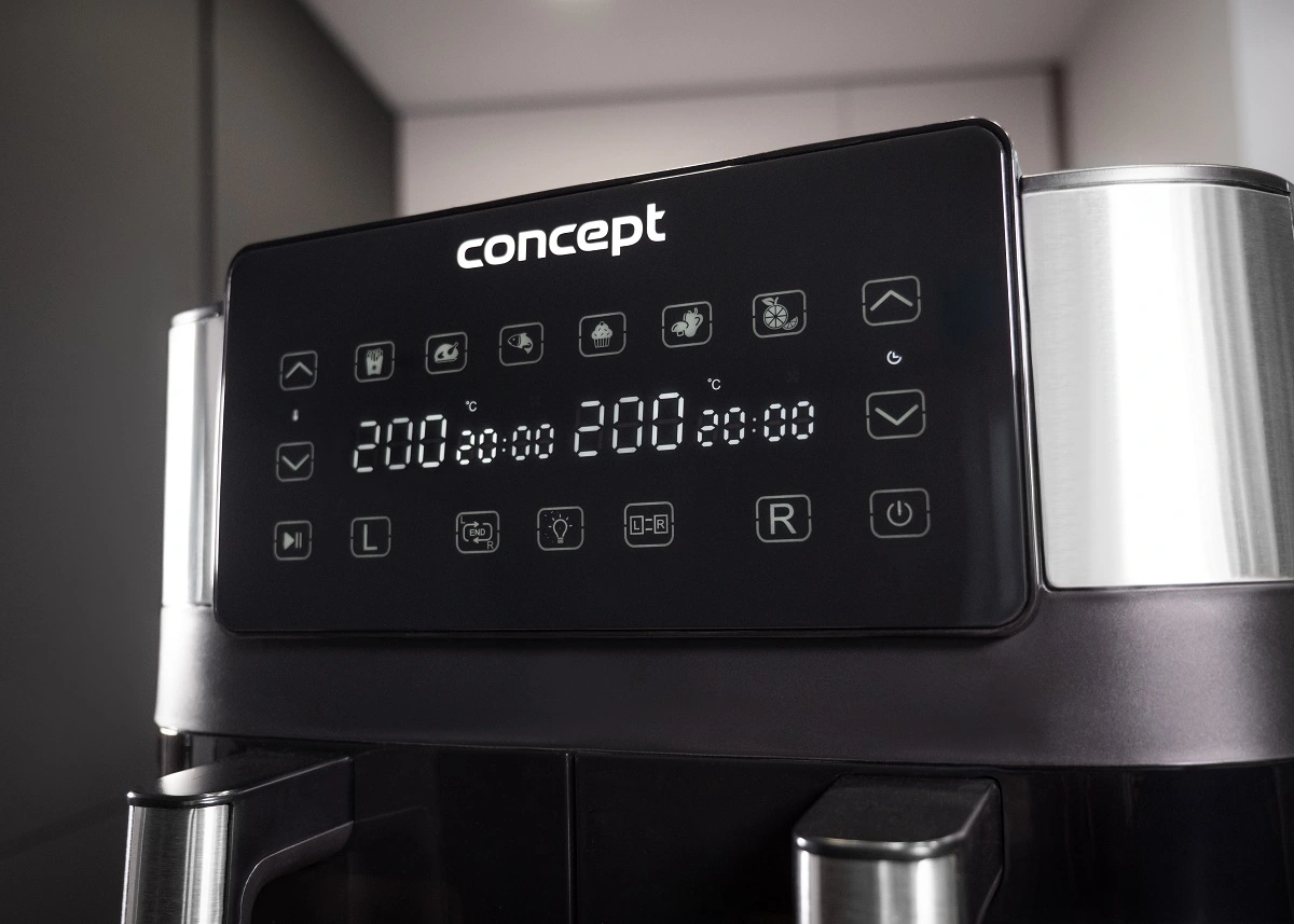 Concept FR8000 Horkovzdušná fritéza DOUBLE 8 l