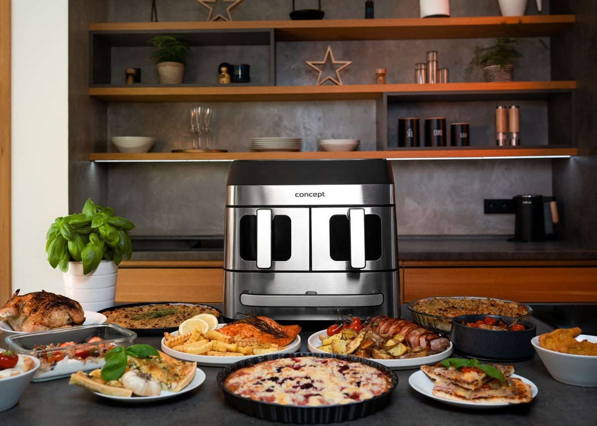 Concept FR9000 Horkovzdušná fritéza PIZZA TRIO 18,5 l