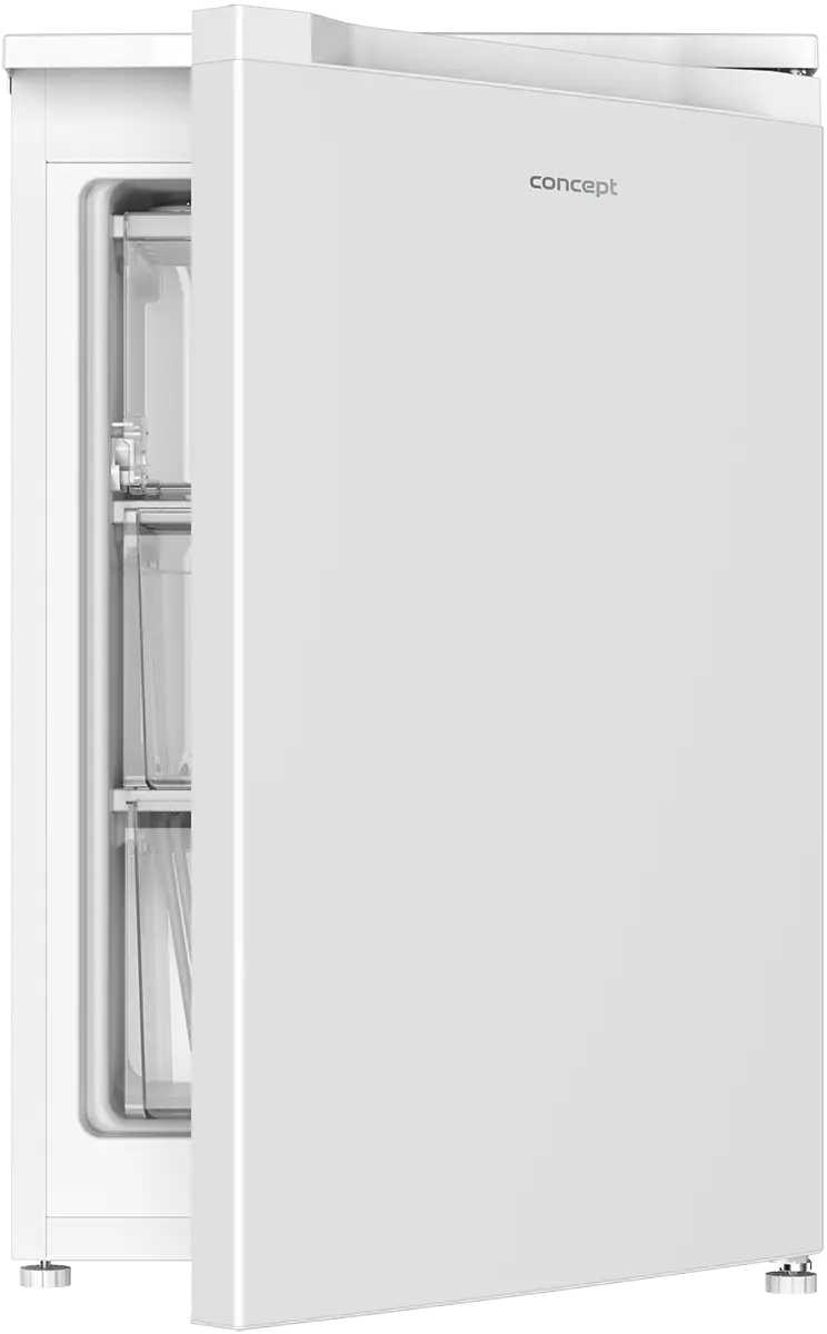 Concept MZ2355wh Šuplíková mraznička 85 l, biela