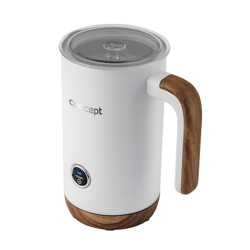 Concept NM4100 Napeňovač mlieka NORDIC z nerezovej ocele, biely