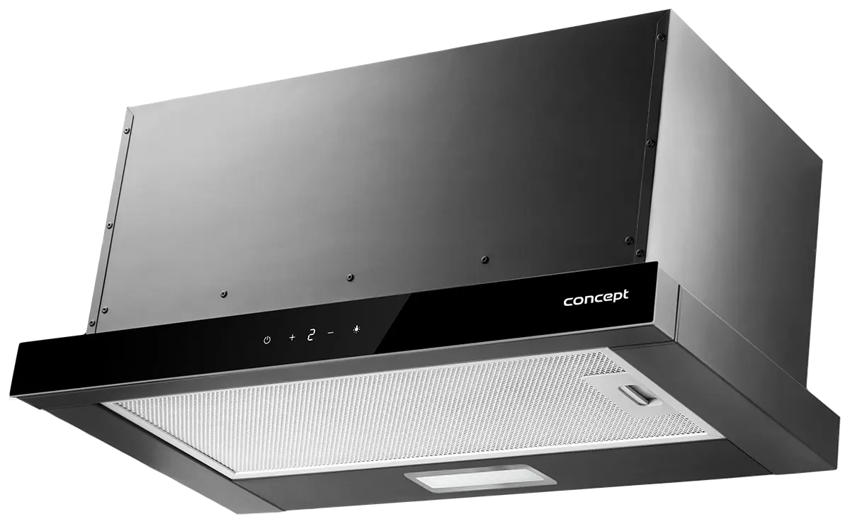 Concept OPV3860BC Vestavný odsavač výsuvný Black, 60 cm